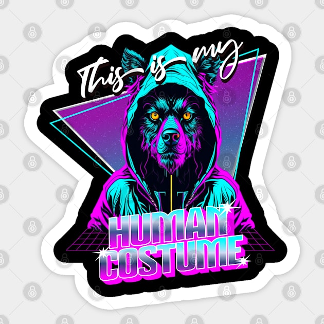 This Is My Human Costume Sticker by Norse Magic